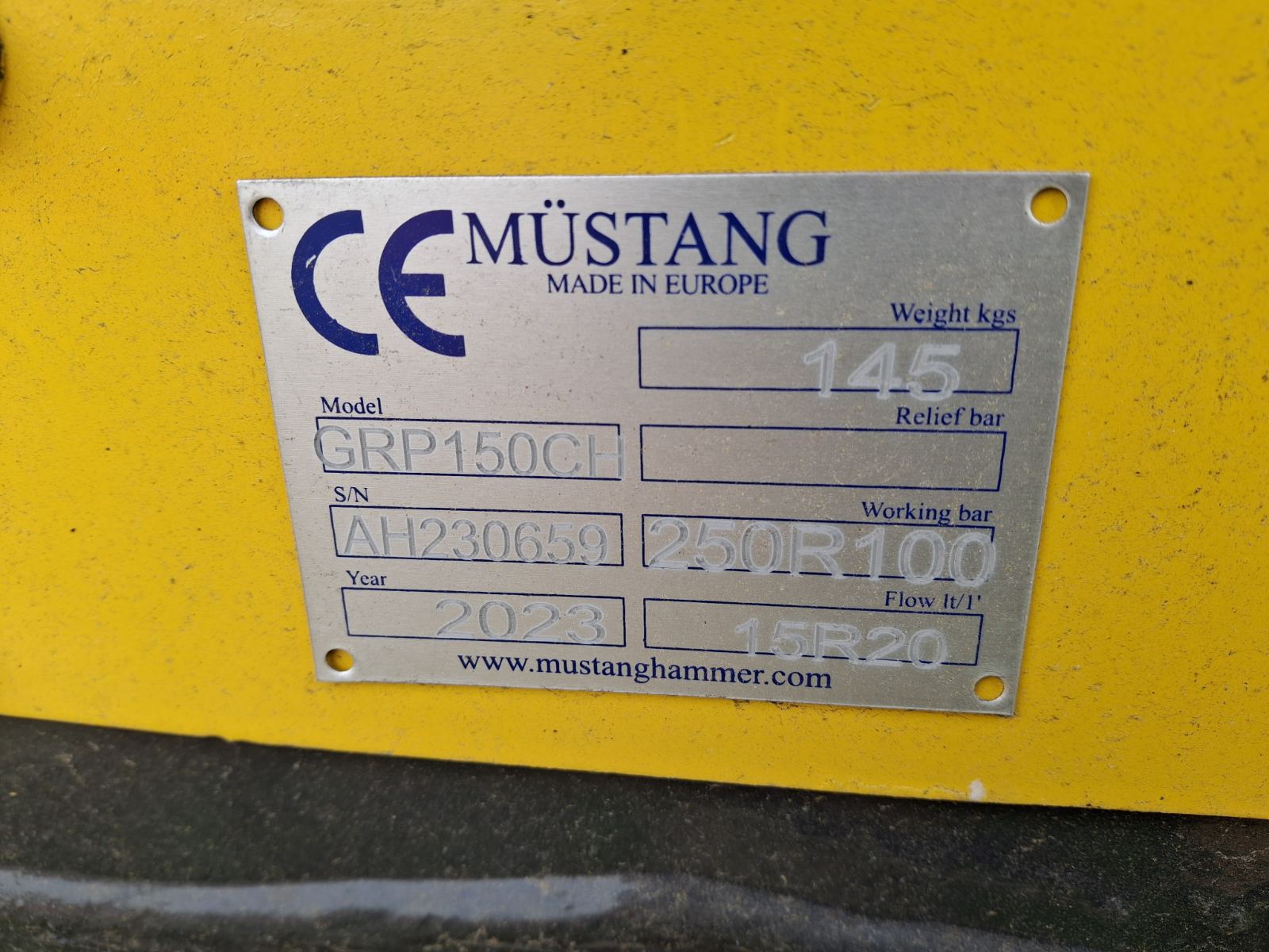Új Mustang GRP150CH válogató kanál - Kép 3
