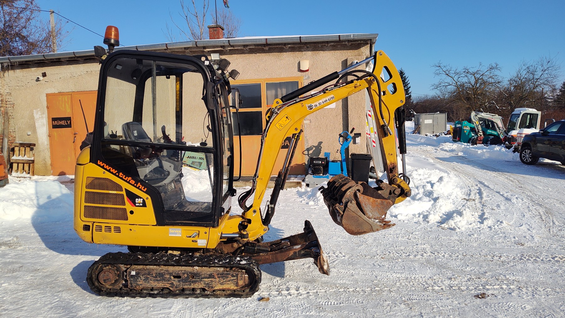 Caterpillar 301.7D minikotró - Kép 4